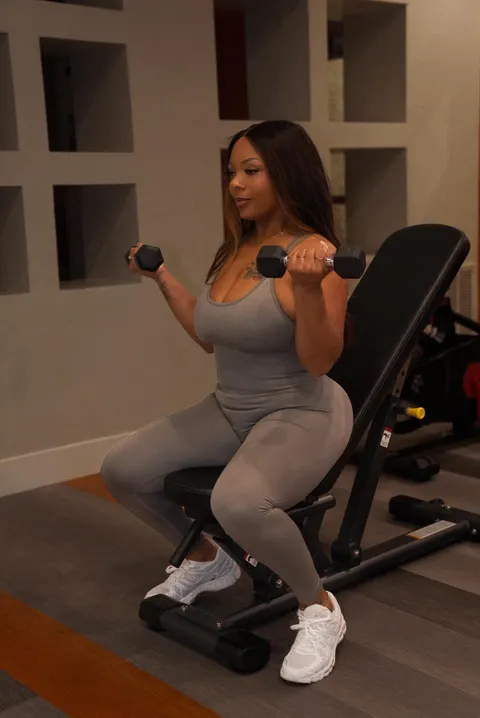 NSPIRE activewear worn during a workout